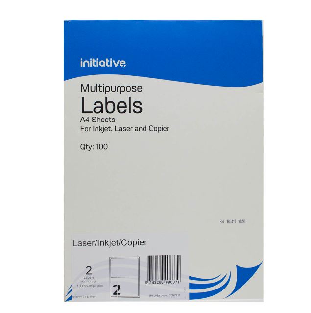 RECLINER CHECKLIST- A4 label Sheet with two A5 labels, 210 x 148, PAPER, 100 Sheets per pack - Image 2