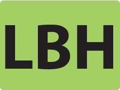 LBH 36 x 27, 500/roll black on green