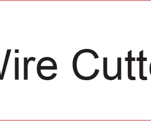 Wire Cutter - 40 x 12, PAPER, Black print on White Label, 800 per roll