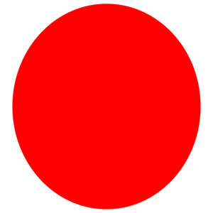 RED LABEL DOTS, 1200 label p/roll