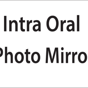Intra Oral Photo Mirror -27mm x 36mm Black Print on White Label, 400 per roll