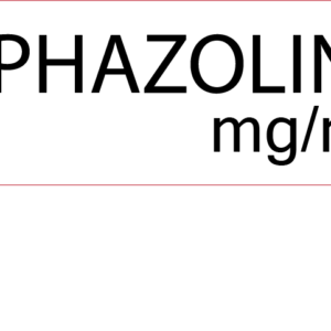CEPHAZOLIN mg/mL - 40 x 12, PAPER, Black print on White Label, 800 per roll