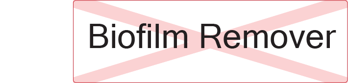 Biofilm Remover - 40 x 12, PAPER, Black print on White label with St Andrews Watermark, 800 per roll