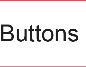 Buttons - 40 x 12, PAPER, Black print on White Label, 800 per roll