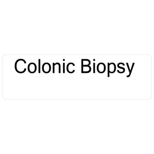 Colonic Biopsy - 40 x 12, PAPER, Black print on White Label. 800 per roll