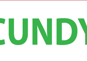 CUNDY - GREEN PRINT ON WHITE, 70 X 20MM, 1000/ROLL