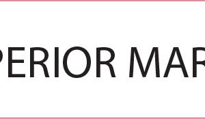 SUPERIOR MARGIN - 40 x 12, PAPER, Black print on White Label, 800 per roll