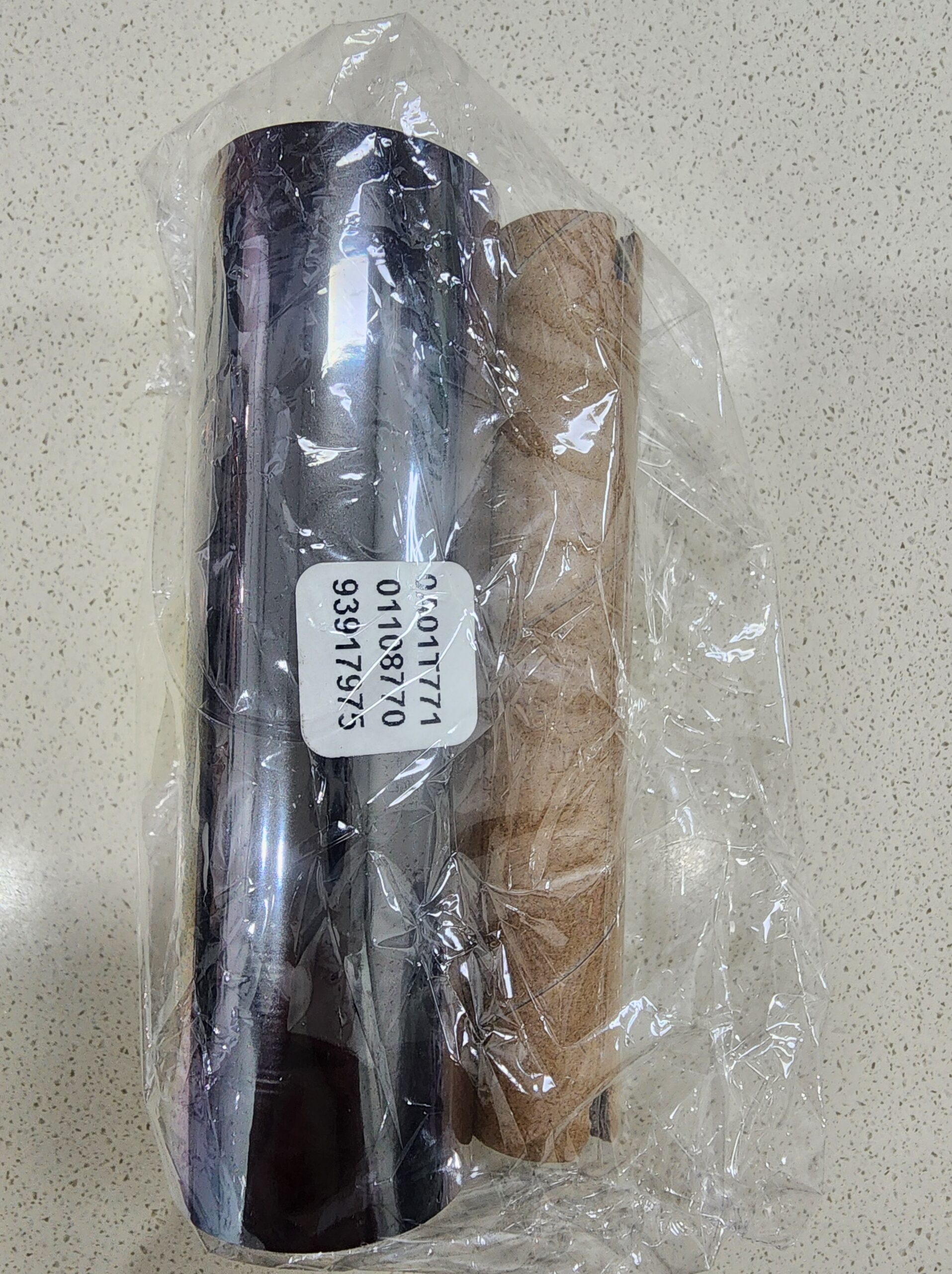 THERMAL PRINTER RIBBON BLACK - 110mm x 32mm OD; 70M ROLL CORE: 13mm ID, 110mm length