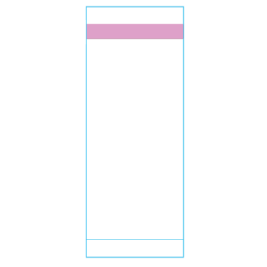 72 x 35 Printed white Piggy Back label with STEAM INDICATOR ON LEFT, overprinted (Brown when steamed) 38mm Core - perforated between labels, 1,500 per roll - (Slit on right hand side)