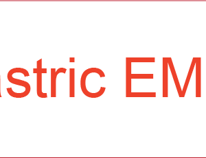 Gastric EMR- 40 x 12, PAPER, Red print on White Label, 800 per roll