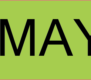 MAY - 40 x 12, PAPER, Black print on Green label, 800 per roll