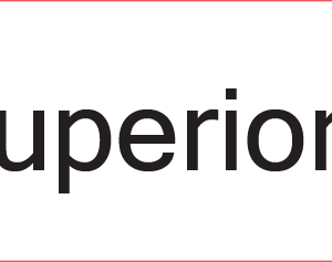 Superior - 40 x 12, PAPER, Black print on White Label, 800 per roll