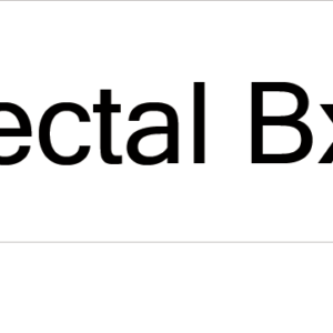 Rectal Bx - 40 x 12, PAPER, Black print on White Label, 800 per roll