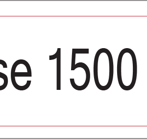 Hylase 1500 units- Black on White - POLYPROPLENE, 100 Per Pack Individually Pouched Gamma Sterilised.