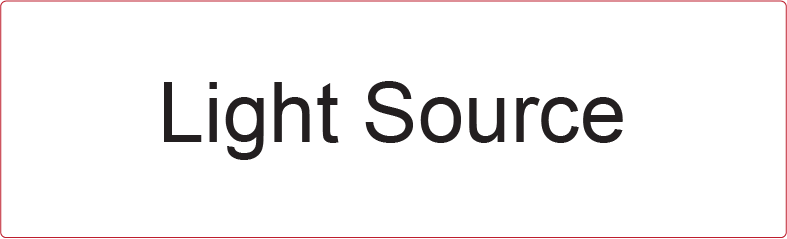 Light Source - 40 x 12, PAPER, Black print on White Label, 800 per roll