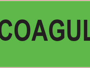 ANTICOAGULANT - 40 x 12, PAPER, Black print on Fluoro Green Label, 800 per roll