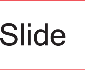 Slide- 40 x 12, PAPER, Black print on White Label, 800 per roll