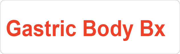 Gastric Body Bx- 40 x 12, PAPER, Red print on White Label. 800 per roll