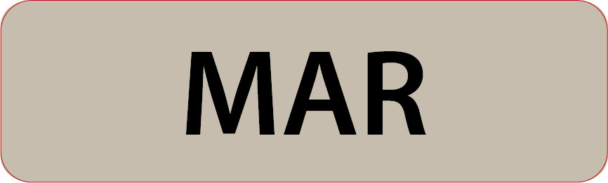 MAR - 40 x 12, PAPER, Black print on Grey Label, 800 per roll