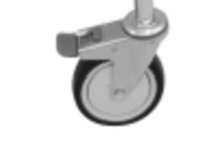 CCSB125 BRAKED CASTORS 125MM