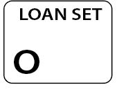 LOAN SET O - White label 400 per roll 55X42mm