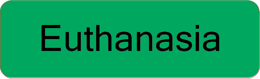 Euthanasia - 40 x 12 PAPER, Black print on Fluoro Green Label, 800 per roll