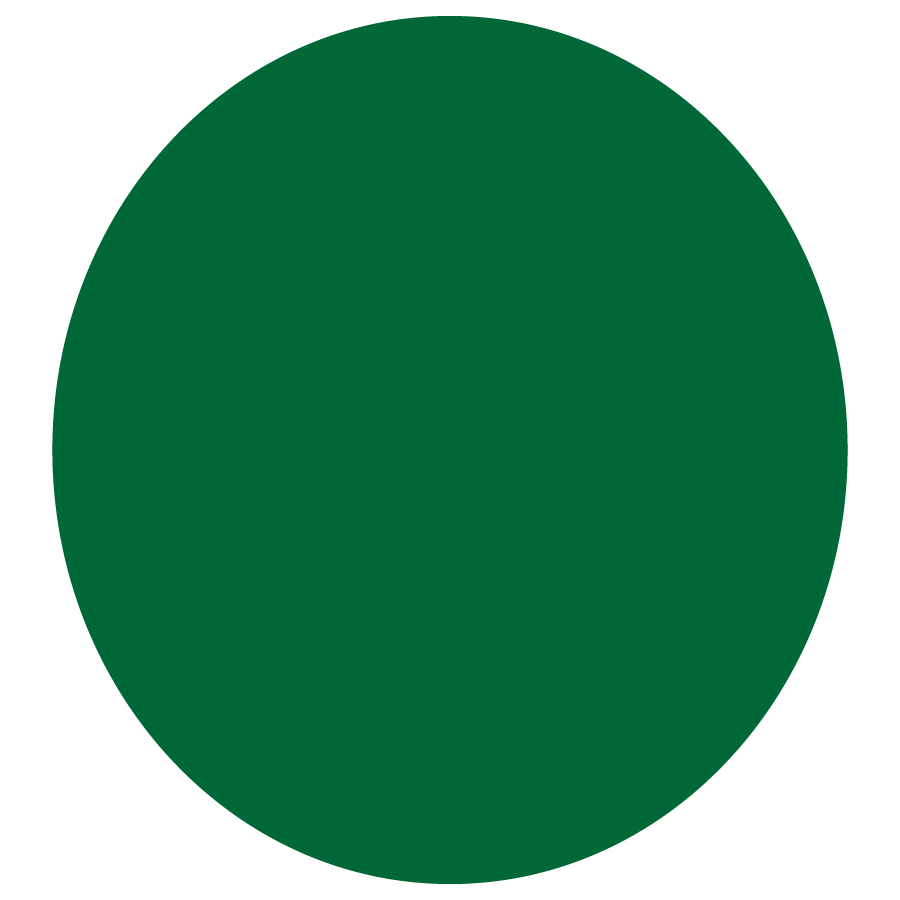 DARK GREEN DOT LABELS, 1200 label p/roll