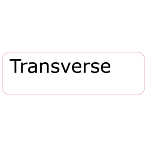 Transverse - 40 x 12, PAPER, Black print on White Label, 800 per roll