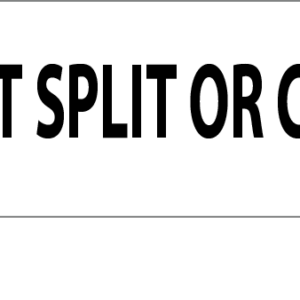 Do not spilt or crush - 40 x 12, PAPER, Black print on White Label, 800 per roll