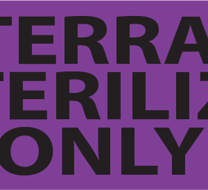 STERRAD STERILIZE ONLY - POLY, 70 x 25 on Black print on Purple, 500 per roll
