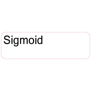 Sigmoid - 40 x 12, PAPER, Black print on White Label, 800 per roll