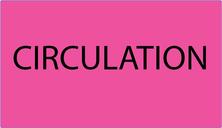 7040P/28 CIRCULATION 70 x 40 Fluoro Pink, 500 Per Roll