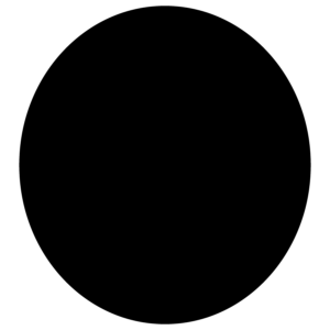 LD14 BLACK 12mm ROUND LABEL 1200 PER ROLL