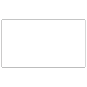 Blank White Label - 70 x 40mm - 500 per roll