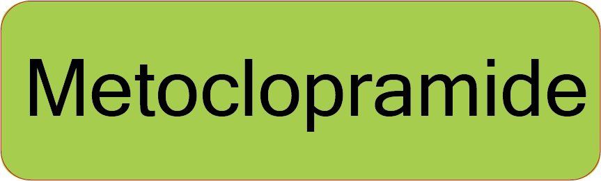 Metoclopramide - 12x40mm, Black print on Green label, 800 per roll