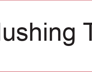DB Flushing Tubes - 40 x 12, PAPER, Black print on White Label, 800 per roll