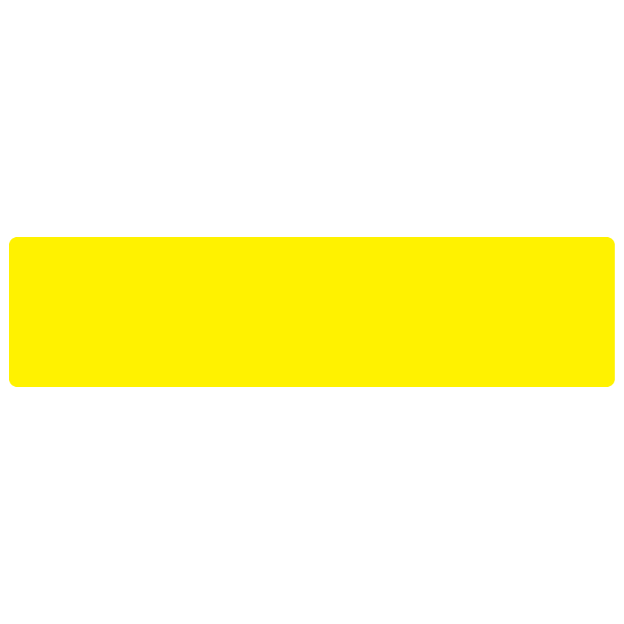 PIGGYBACK YELLOW PAPER LABEL MATT VARNISH 89 x 22 1600 PER ROLL