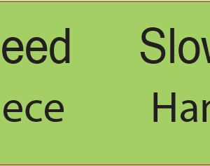 SLOW SPEED HANDPIECE- 40 x 12, PAPER, Black print on Green Label, 800 per roll