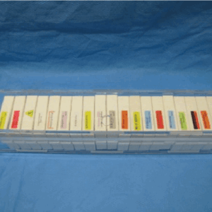 PERSPEX DISPENSER HOLDS 20 BOXES OF LABELS 500mm