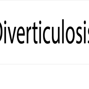 Diverticulosis- 40 x 12, PAPER, Black print on White Label, 800 per roll