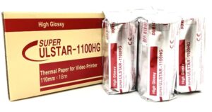 ULSTAR-1100HG (UPP-110HG) 110mm x 18M High Glossy Ultrasound paper p/roll