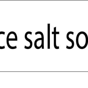 ALPS/MES36 Balance Salt Solution - Black on White POLY, 1 Per Pouch ,  100 Per Pack Gamma Sterilised.