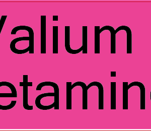 Valium Ketamine- 40 x 12 , PAPER, Black print on Fluoro Pink Label, 800 per roll