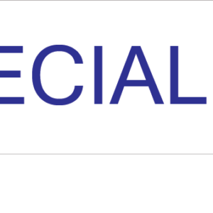 SPECIALIST, 40 x 12, PAPER, Blue print on White label, 800 per roll