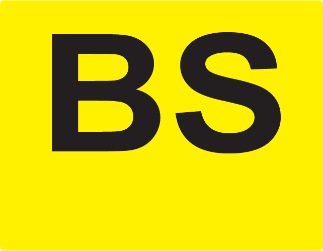 BS - 27 x 36, PAPER, Black print on Yellow label, 400 per roll