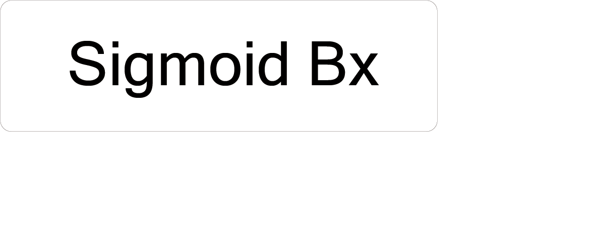 Sigmoid Bx - 40 x 12, PAPER, Black print on White Label, 800 per roll