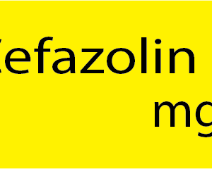 Cefazolin mg/mL - 40 x 12, PAPER, Black print on Yellow Label, 800 per roll