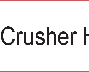 Stone Crusher Handle - 40 x 12, PAPER, Black print on White Label, 800 per roll