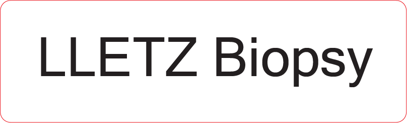 LLETZ Biopsy - 40 x 12, PAPER, Black print on White Label, 800 per roll