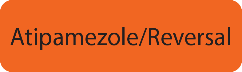 Atipamezole/Reversal- 40 x 12, PAPER, Black print on Orange Label, 800 per roll